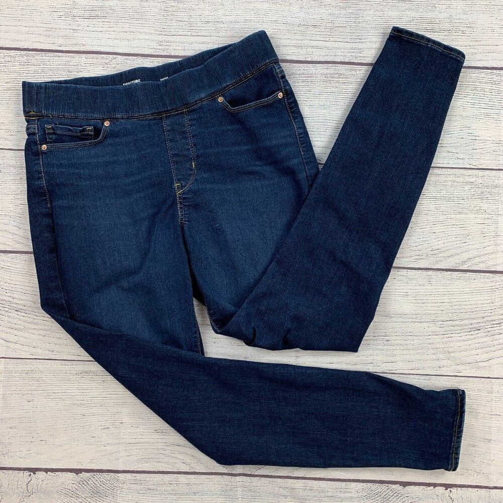 Signature Levi Strauss sz 8 29 Pull on Shaping Super Skinny 28.5" Inseam
